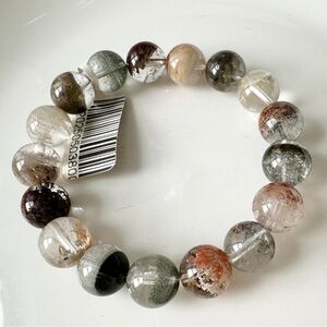 6.25 Phantom Quartz Authentic Bracelet 10+mm